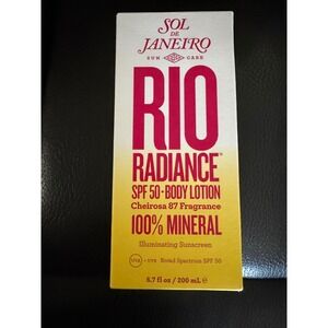 Sol de Janeiro Rio Radiance SPF 50‎ Body Lotion Cheirosa 87 Fragrance New In Box